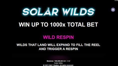 Solar Wilds Betfair